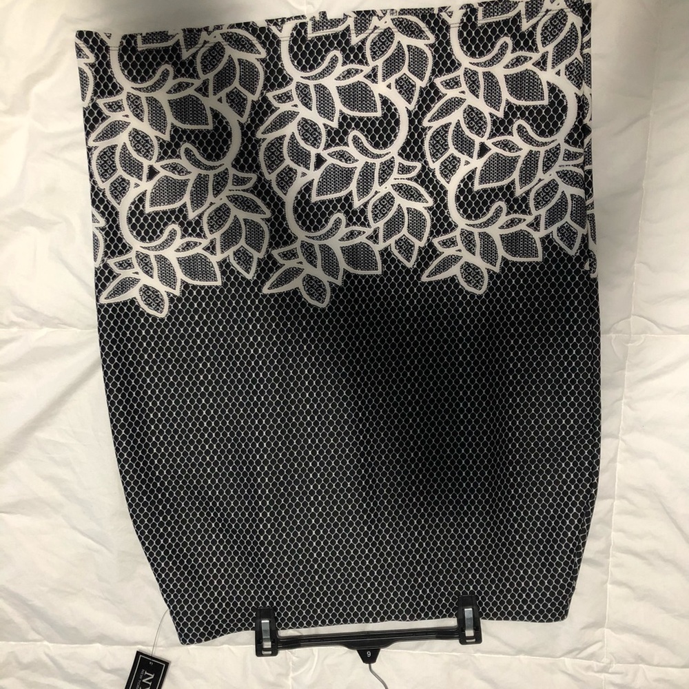grey business pencil skirt